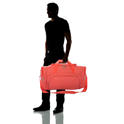 DALIX Signature Travel or Gym Duffle Bag in Red