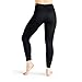 Britt's Knits Women's Fleece Lined Leggings Warm Stretch Tights - Black Small/Medium