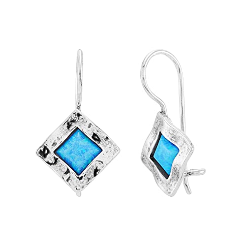 Silpada 'Nature's Elements' Opal Drop Earrings in Sterling Silver