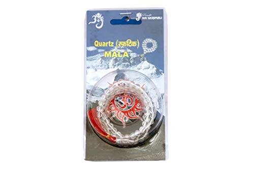 Sphatik (quarzo) Mala originale e certificata da 4 mm | 108+1 perline di Sphathik-B08L3PGWMRNAMZ