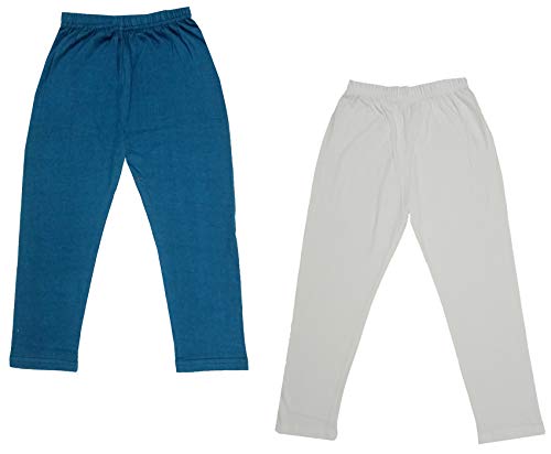 Image of indi weaves Girls Super Soft Cotton Solid Capri Pants Pack of 2