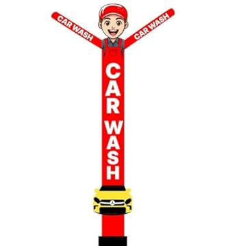 inflatable car garage man