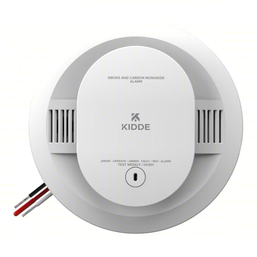 Kidde CUACFEX Hardwired Smoke and Carbon Monoxide Alarm with AA Battery Backup, Interconnectable, Model 21033083 - image 1