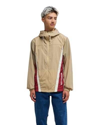 Quiksilver Clicker - Chaqueta cortaviento con capucha - Hombre - Beige.