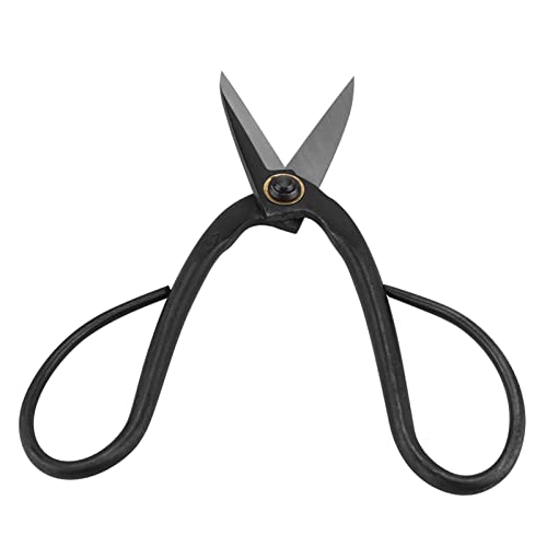 Sturdy Steel Bonsai Scissors, Blades, Ergonomic Long Handle, for Trimming Twigs, Thinning, Pruning, Gifting