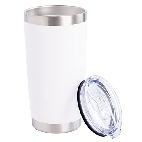 La Mejor Selección de Termo blanco los más recomendados. 48 NORDAY | Termos para Agua - Termo Tumbler Blanco | Vaso Termico 20oz - 600ml | Vasos de Acero Inoxidable - Termos para Cafe - Mantiene la Temperatura | Regalos Para Mujer - Regalos...