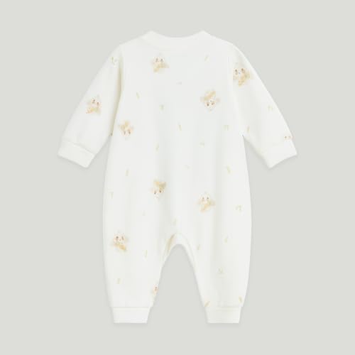 Image of Kidbea Soft Cotton Unisex Baby Onesie Romper | Cute & Multiple Prints Full Sleeve Sleepsuit for Infant | Comfortable Trendy Bodysuit