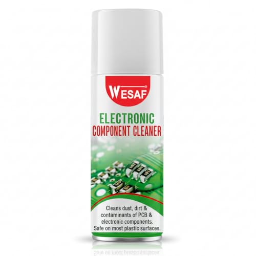 Image of Wesaf Contact Cleaner Spray 500ml | PCB Cleaning Spray | Electronic Components Cleaner for Circuit Board, Switches, Keyboard & CPU, Non-Flammable Residue Remover, Fast Evaporating-Grade 2003
