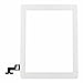Écran Tactile Numériseur Vitre pour iPad 2 A1395 A1396 A1397 avec Bouton Home Adhésif Outils (Blanc)