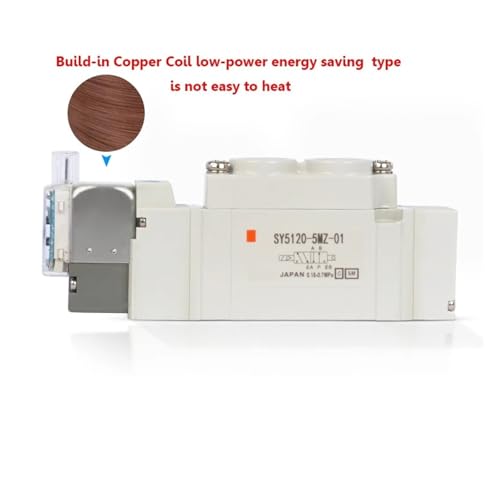 Électrovanne 5 voies à bobine interchangeable SY7320-5LZ-02 étanche IP65 - 3