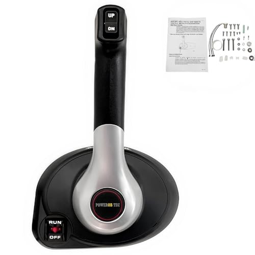 POWEROB TEC Boat Throttle Control 883710A02 Boat Control Box with 4 Pins Outboard Control Box with Emergency Lanyard for Mercury Engine