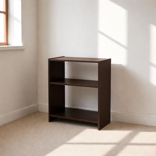 Image of Wooden Bedside Table for Bedroom with Drawer | Side Table | Nightstand End Table | Small Table with Storage | DIY | 20x16x8 Inch | Wenge