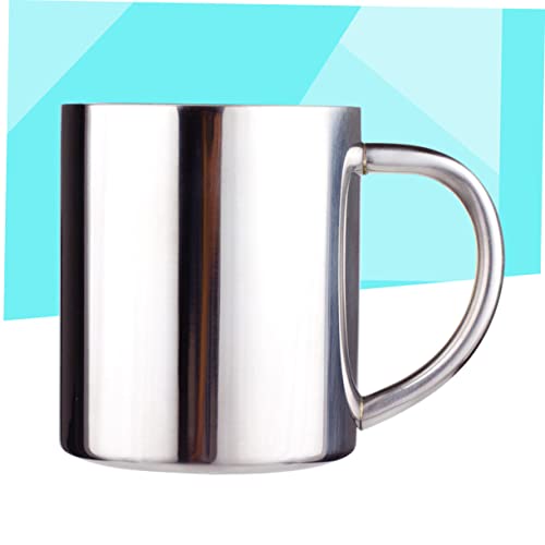Toyvian 2piezas Taza De Café Inoxidable Aislante De Para Hogar Oficina y Café Recipiente Reutilizable Para Bebidas Calientes y Frías - imagen 8