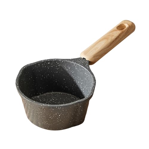 Milk Pots Fryings Pans Nonstick Saucepan Butter Warmer Pots With Heat- Resistance Long Handle Small Cookware