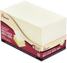 Miniatura 1 de SKILCRAFT Bloc de notas autoadhesivas amarillo de 3"