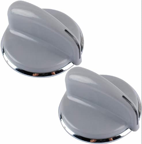 Set of 2 Dryer Control Knob Replacement for General Electric DRSR495GG7WW DRSR495GG8WW DRSR495GG9WW DSLVR48EH1WW DSLVR48EH2WW DSLVR48EH3WW DSLVR48EH4WW DSLVR48GH1WW DSLVR48GH2WW DSLVR48GH3WW Dryer