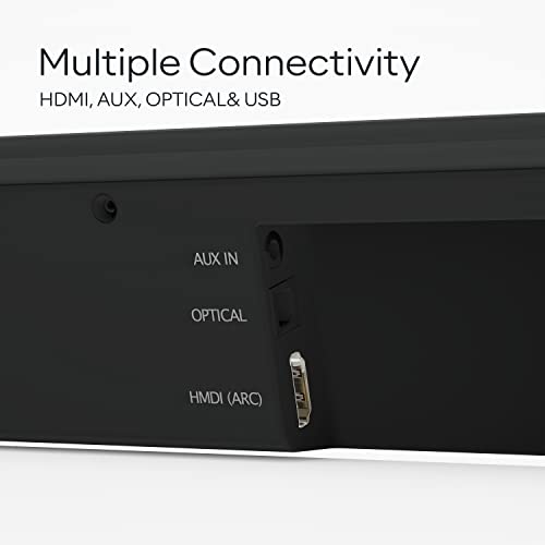 Image of GOVO GOSURROUND 610 100 Watt 2.1 Channel with HDMI & LED Display Wireless Bluetooth Soundbar (Platinum Black)