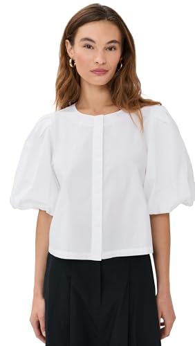 LE BOP Women's Liza Puff Sleeve Shirt