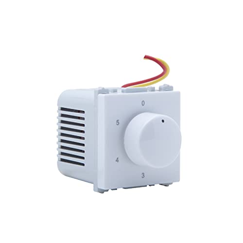 Image of Wipro Northwest Nowa Fan Regulator 5+1 Position Step Type, White (pack of 3)
