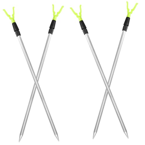 TENDYCOCO 4pcs Fishing Rod Holder Wear-Resistant Storage Rack for Kayaks Canoes and Boats Convenient Fishing Accessory for Secure Pole Display and Organization