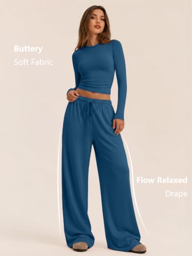 Image of Trendy Queen Women's 2 Piece 2026 Fall Fashion Lounge Set with Pockets