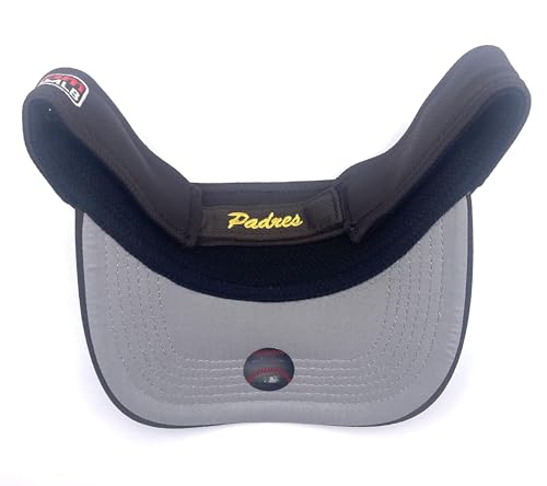 Visera clásica ajustable con logo bordado marrón miniatura 2