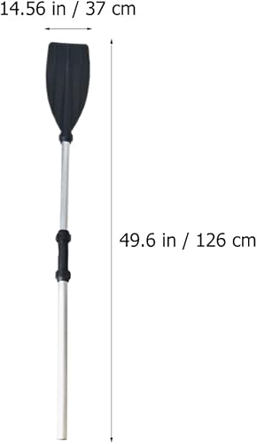 Miniatura 8 de INOOMP 2 unids aleación de aluminio remo paddleboard inflable barco accesorios marinos canoa inflable plegable remo barcos remo barco remo cola
