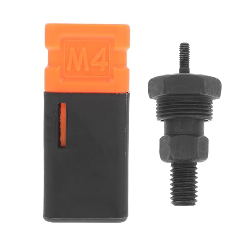 Warmhm Punta de Tuerca de Remache Negra de Acero Diseño Ergonómico para Herramienta de Remache Manual, Uso Simple y Conveniente en Trabajos de Fijación