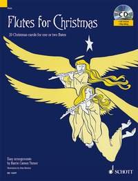 Flûte pour Noël 1 ou 2 flûtes traversières avec CD pour s'exercer pendant les fêtes