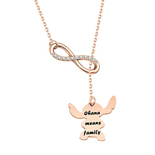 bobauna Family Hibiscus Charm Bracelet Keychain Necklace(a necklace RG)