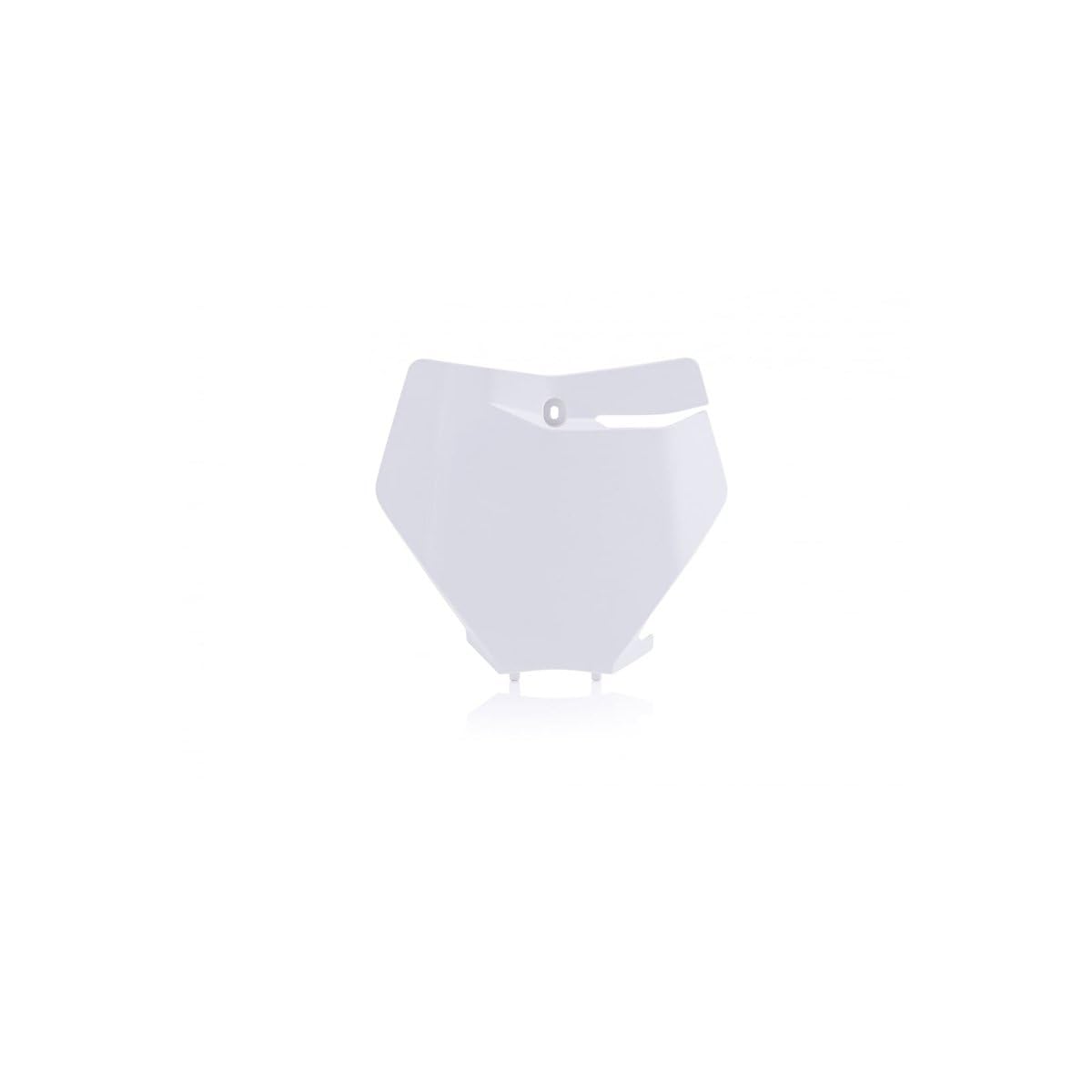 Amazon.com: Acerbis Front Number Plate 2020 White Compatible with