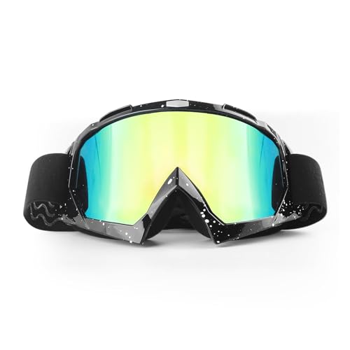 BIBIRE Motorcycle Goggles ATV MX Dirt Bike Goggles Off Road Goggles, UV Protective Dustproof Goggles for Cycling/Skiing/Climbing