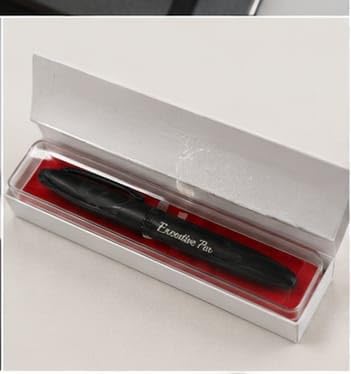 Image of Executive Pen, Black, Magnetic Cap Ball Pen, Smooth Writing, Premium Office and School Use, with Gift Box