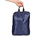 Abaodam Large Capacity Zippered Shoe Bag Waterproof Shoe Storage Tote for Travel Gym Sports Organizer in Fashion Dark Blue