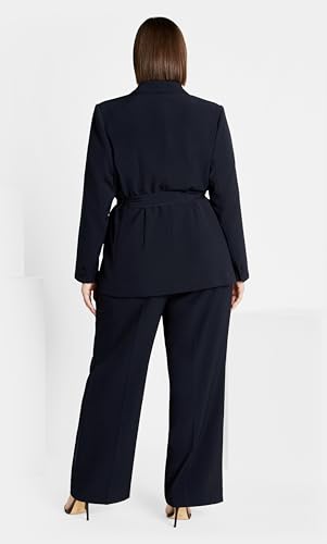 City Chic Women's Jacket-Belted Yasmine4