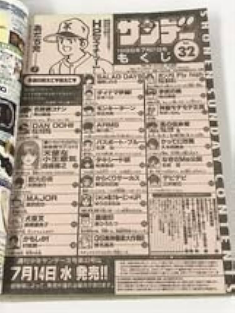 Amazon.co.jp: 週刊少年サンデー 32号 1999年 小学館 あだち充