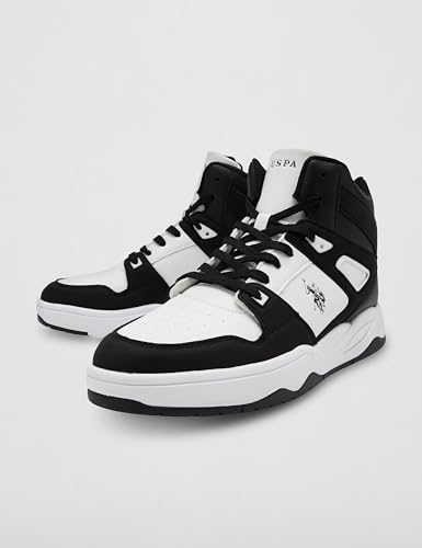 Image of USPA U.S. Polo Assn Men|Bruce|Black Stylish Casual Sneaker Shoes for Man