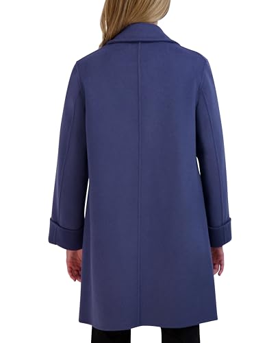 TAHARI Women's Single Breasted Topper Peacoat Jacket4