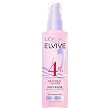 L'Oreal Paris Elvive Glycolic + Gloss High Shine Leave-In Hair Serum, Smooths Dull, Porous Hair Into High-Shine, Glossy Hair, 4.4 Fl Oz