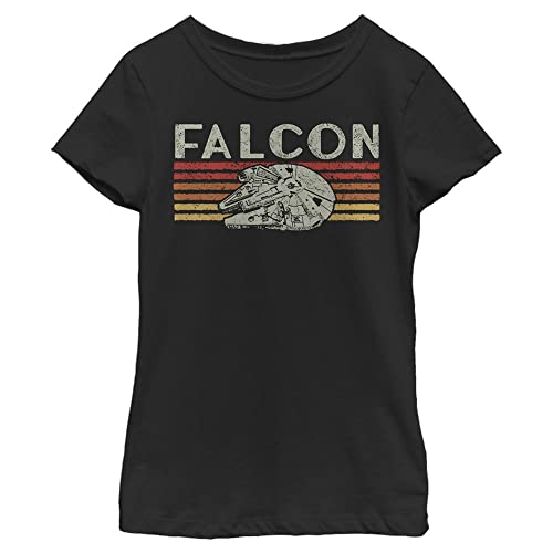 T-shirt Star Wars fille Falcon noir le cadeau parfait pour adolescente
