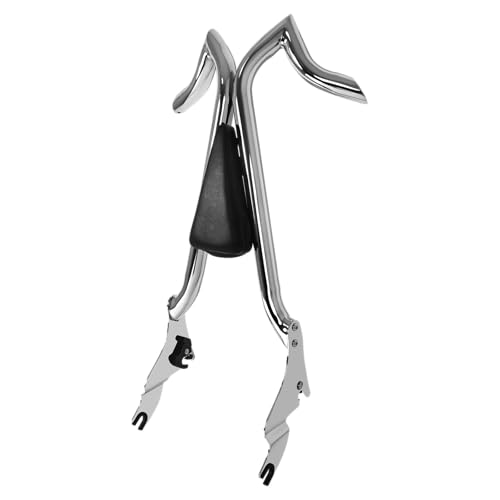 Fjpacemt Chrome Sissy Bar Backrest for Harley, 1 1/2