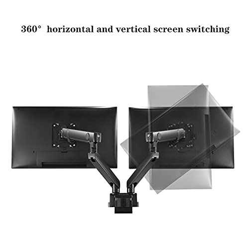 Soporte de monitor articulado y soporte para portátil con base de sujeción a mesa 4