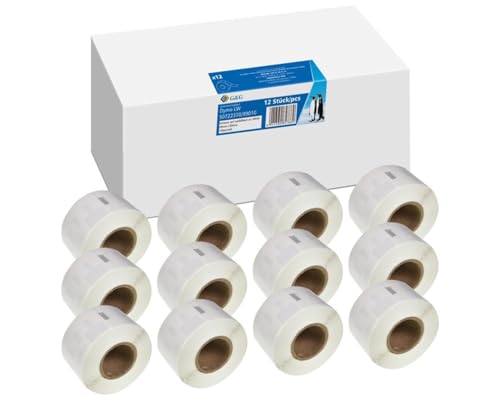 Étiquettes d'adresse thermiques 28x89mm G&G rouleau autocollant BM-D-G-99010-12