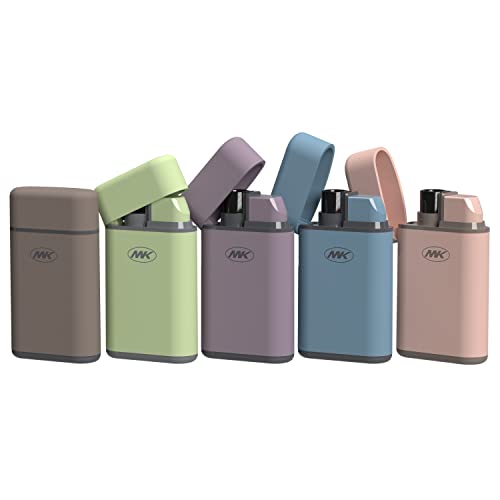MK Lighter 5-Pack Mechero de Antorcha Recargable miniatura 1