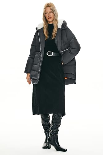 Orolay Women's Thickened Down Jacket Darkgray XX-Small - Thumbnail 4