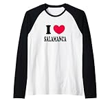 Me encanta Salamanca Camiseta Manga Raglan