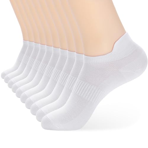 ATBITER Ankle Socks Womens and Men Thin Athletic Running Low Cut No Show Socks With Heel Tab 6-10 Pairs