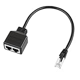 Solution Pratique pour Extension de Réseau: Permet d’organiser et d’étendre facilement les connexions réseau lorsque plusieurs appareils doivent être reliés à une même ligne Ethernet. Adaptateur ethernet RJ45 idéal pour optimiser l’utilisation des câbles existants.