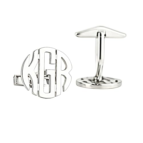 Mancuernillas personalizadas de plata 925 para hombre miniatura 1