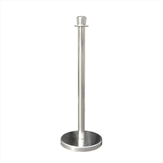 12 in. Flat Base Taper Mirror Stainless Steel Post with Taper Post Ring